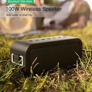 New and unopened  100120W Portable Dual-Driver TWS Speakers, Deep Bass Bluetooth
